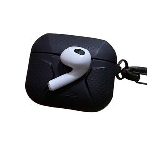 Apple AirPod only Left Earbud with Case, charger and silicone case .